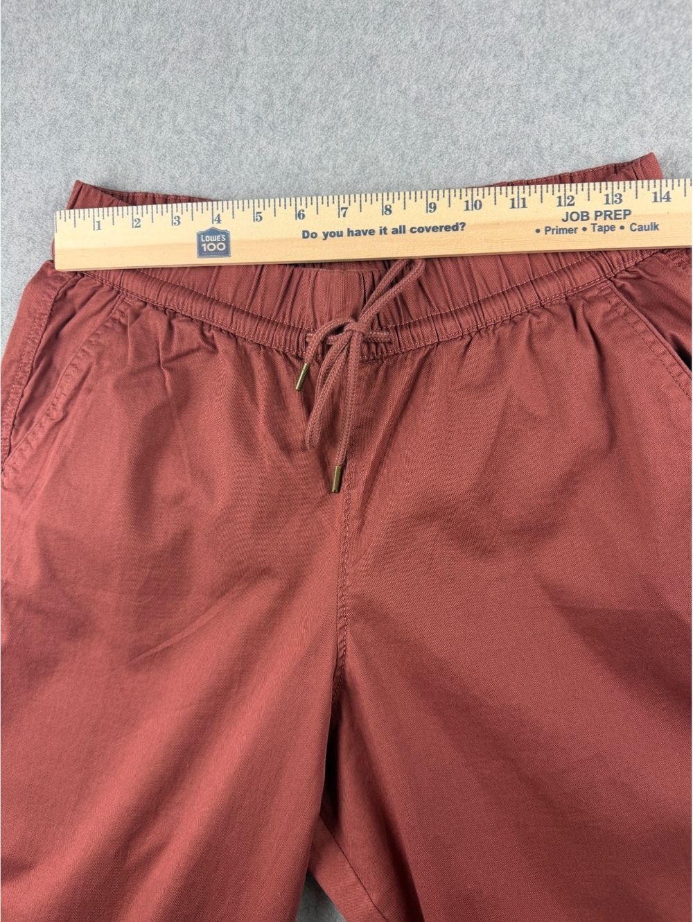 Pact Daily Twill Pants Women M Rust Organic Cotton Stretch Pull On - Picture 8 of 8